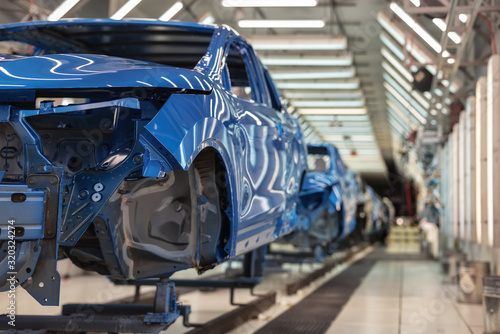 Production line of automobile plant, painting shop
