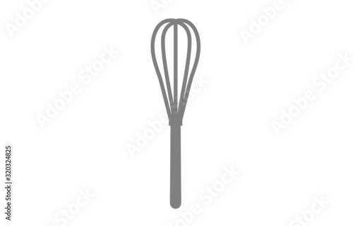 A vector illustration of a whisk