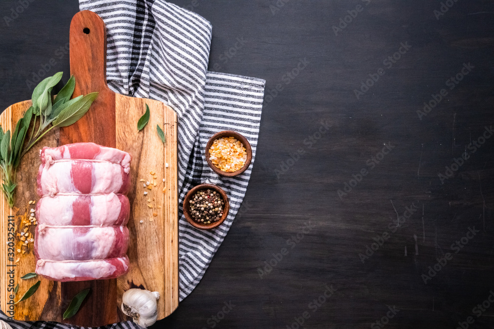 Fototapeta premium Boneless pork roast