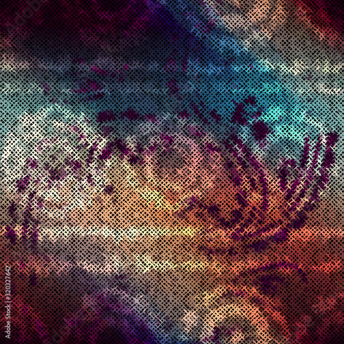 Imitation of a texture of rough canvas. Seamless pattern.