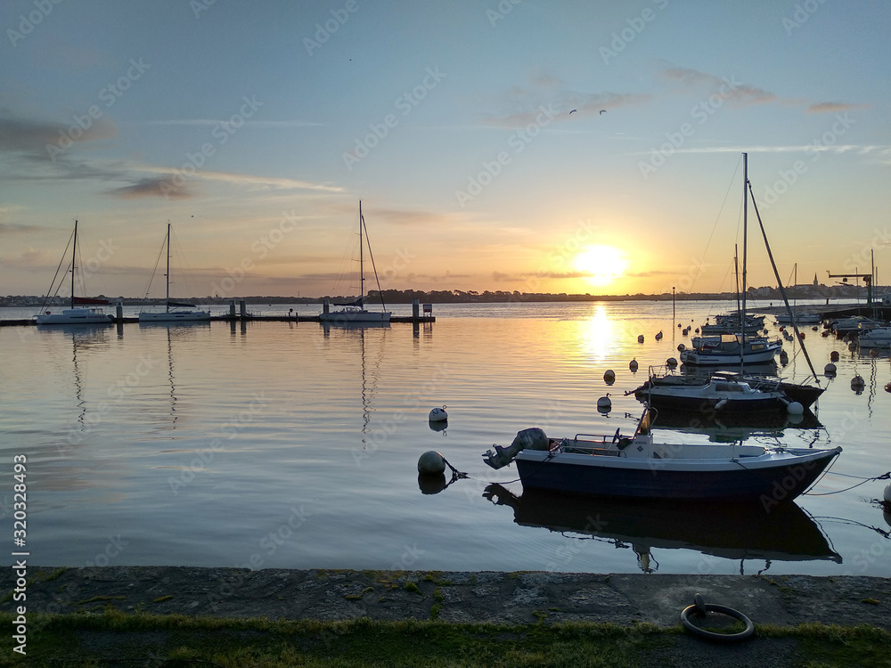 Moored ships