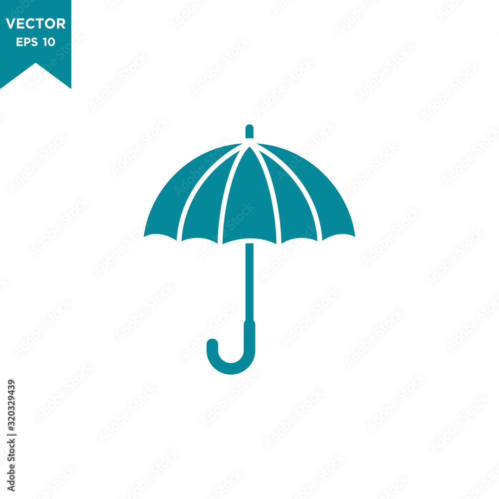 umbrella icon in trendy flat style umbrella icon in trendy flat style