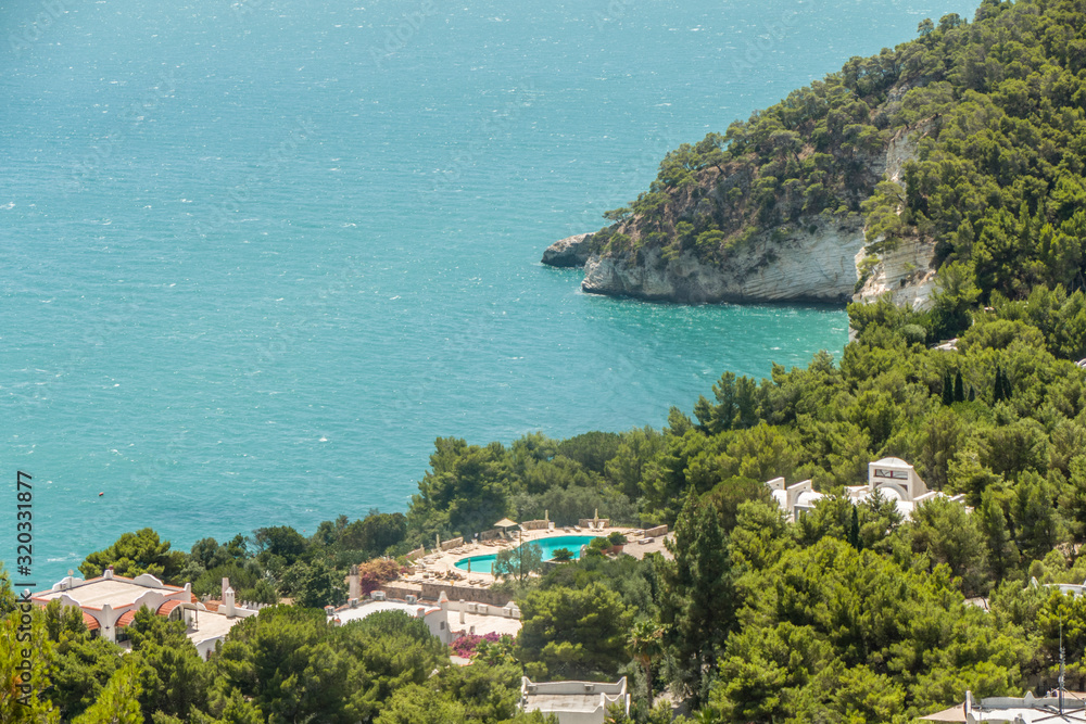 Naklejka premium Baia delle Zagare in Mattinata