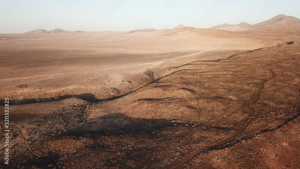 Fototapeta premium Nature from a camera in the middle of winter in the Canary Islands