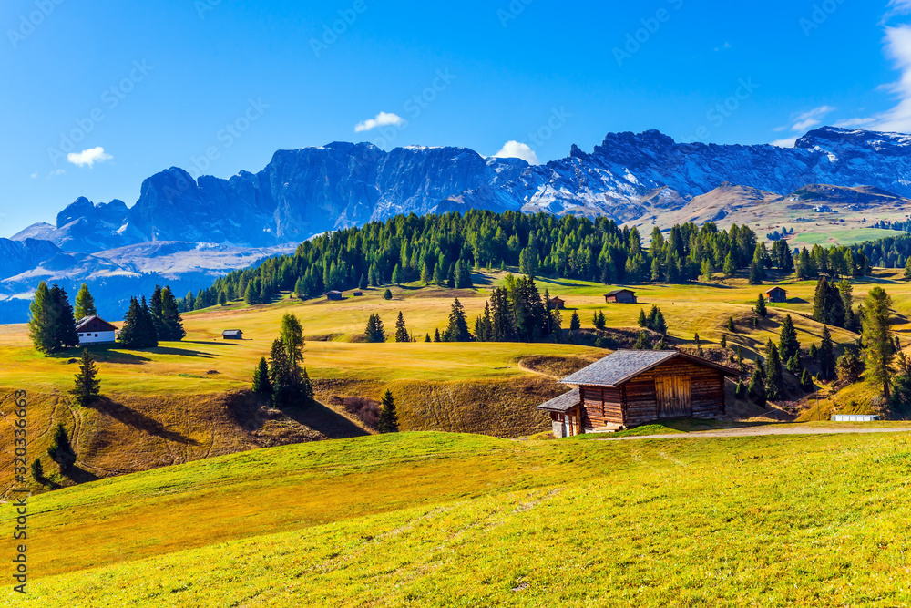 Obraz premium Alpine shepherd's hut