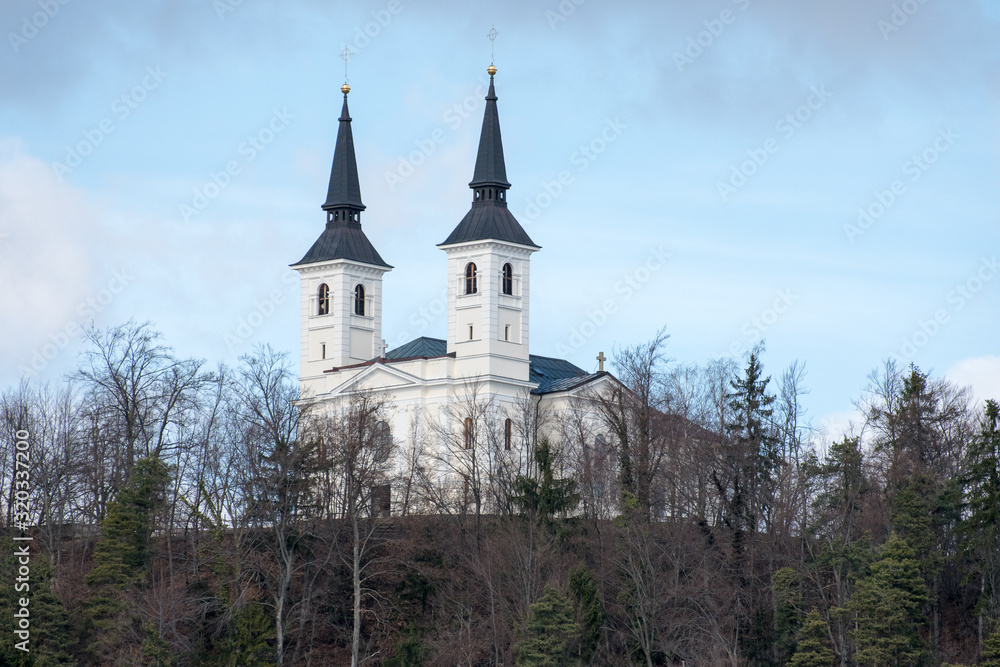 Pilgrimage church of Mary Help at Zaplaz near Catez - Trebnje, Slovenia