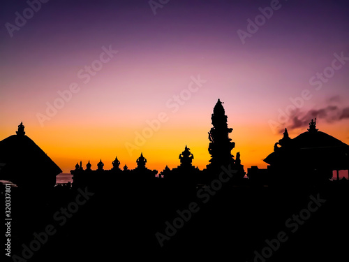 Beautiful Sunset in Bali. Indonesia.