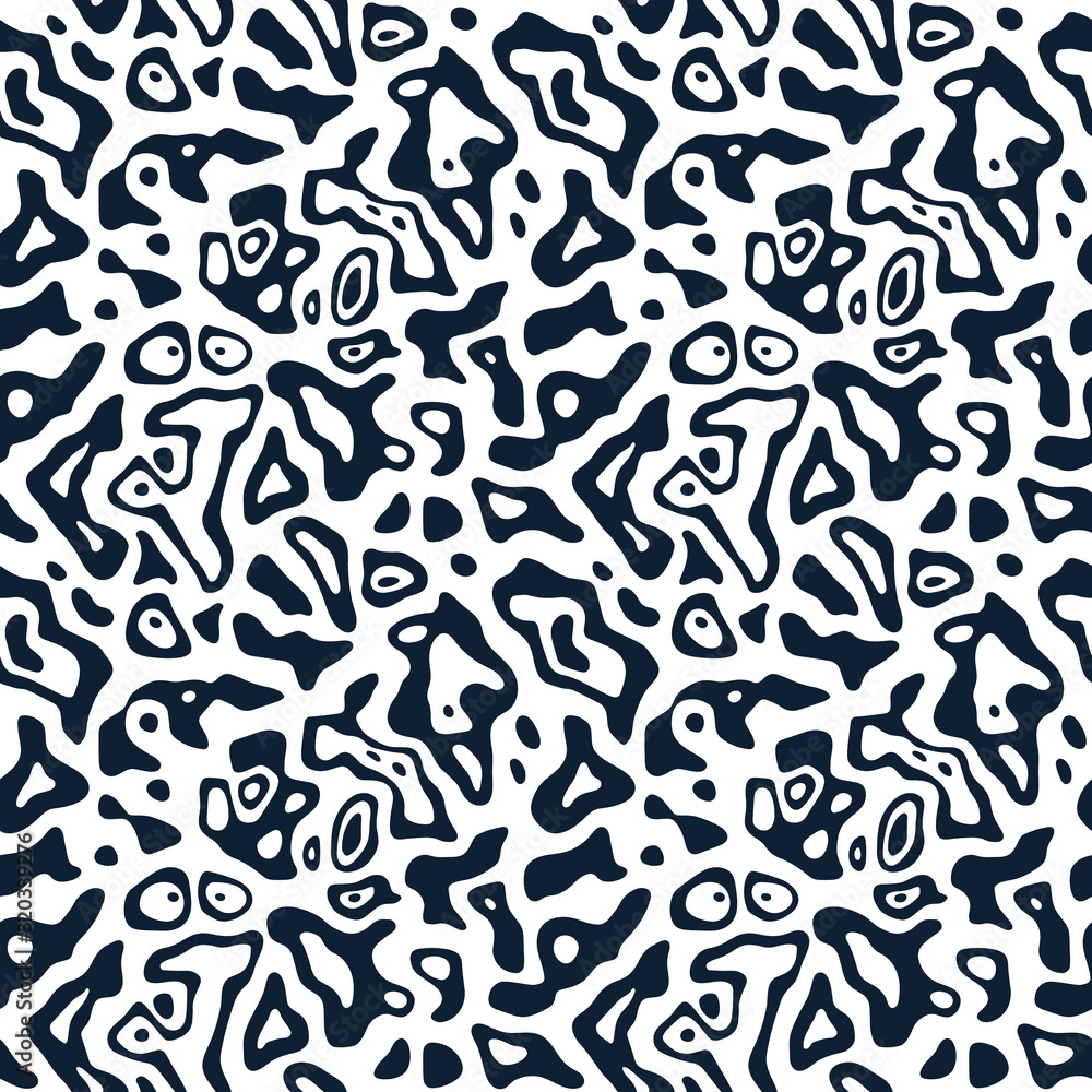 Animal fur skin texture pattern. Seamless textile print. Camouflage background wallpaper. Seamless monochrome vector background. Animal fur skin texture pattern. Seamless textile print. Camouflage background wallpaper. Seamless monochrome vector background.