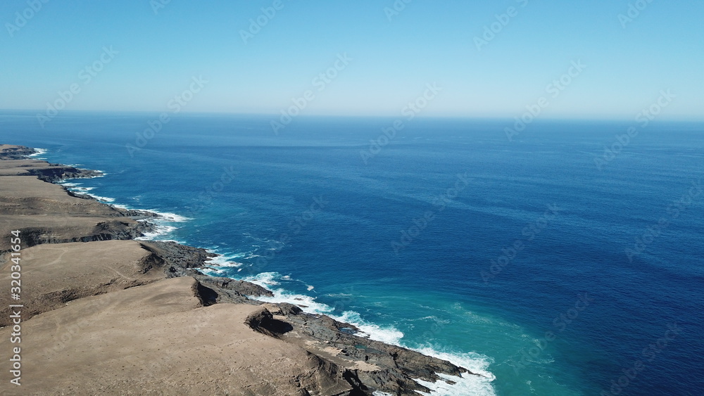 Nature from a camera in the middle of winter in the Canary Islands