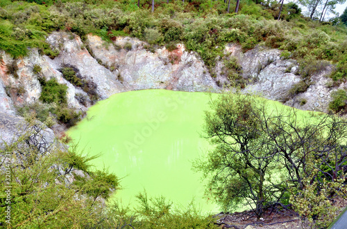 New Zealand Rotorua Wai-O-Tapu Thermal wonderland