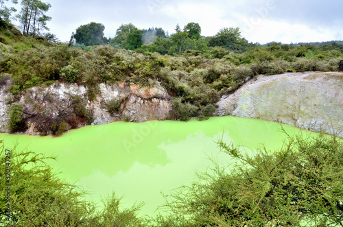 New Zealand Rotorua Wai-O-Tapu Thermal wonderland