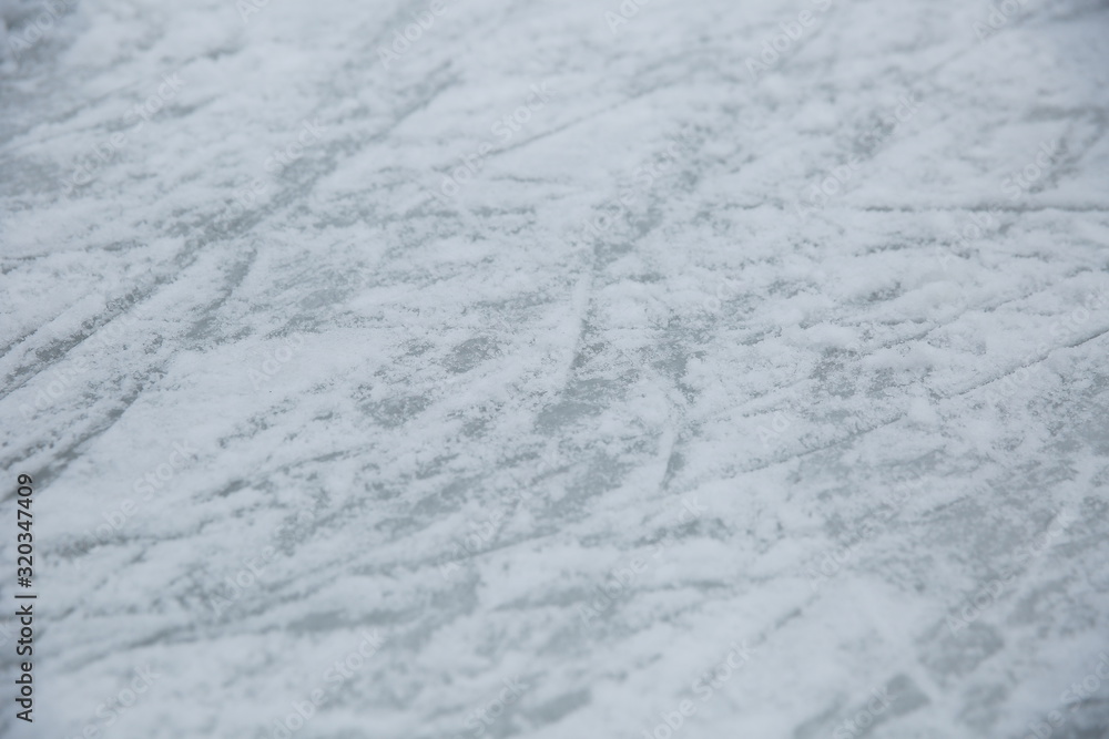 texture of traces of ice skates on the ice texture of traces of ice skates on the ice