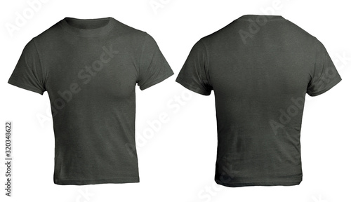 Black Shirt Design Template, Heather Color Shirt