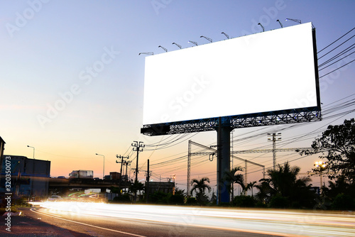 billboard blank for outdoor advertising poster or blank billboard for advertisement.	