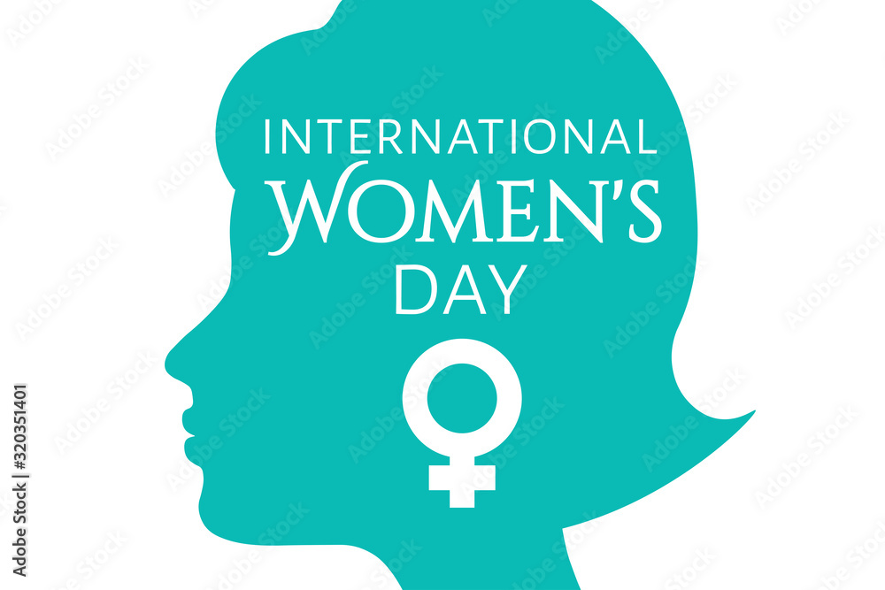 International Women's Day. March 8. Holiday concept. Template for background, banner, card, poster with text inscription. Vector EPS10 illustration.