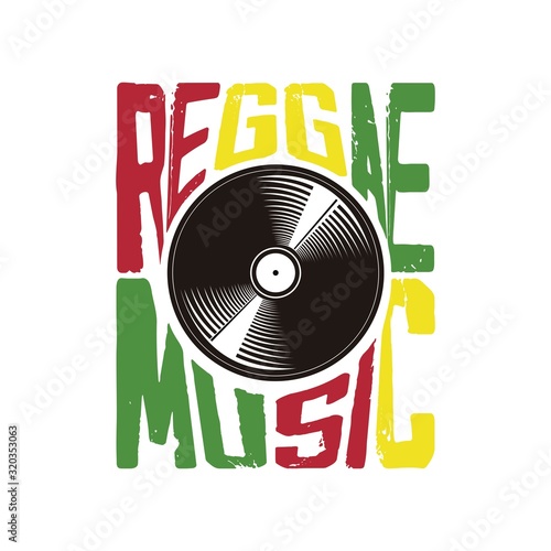 reggae music vinyl vintage jamaica music photo