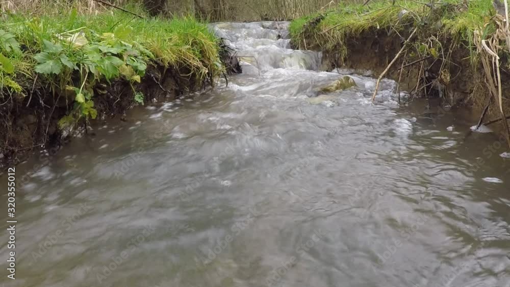 small, vivid creek in spring in Gemany small, vivid creek in spring in Gemany