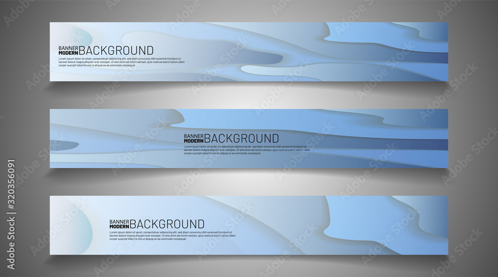 Fototapeta premium Set banner background for your design. vector graphic design illustration. suitable for your background design