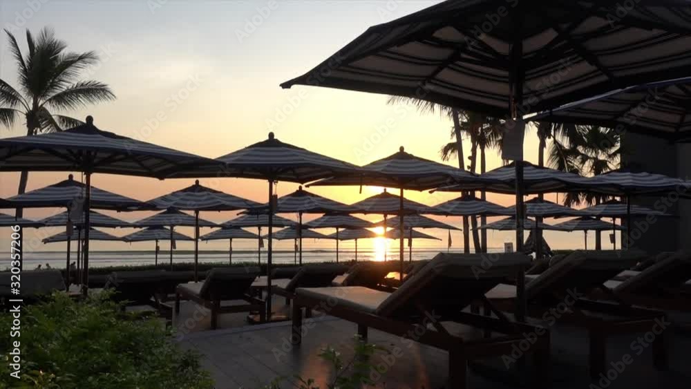bed pool with umbrella around swimming pool in hotel resort for vacation concept bed pool with umbrella around swimming pool in hotel resort for vacation concept