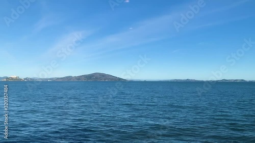 San Francisco Bay, near Alcatraz Island.
