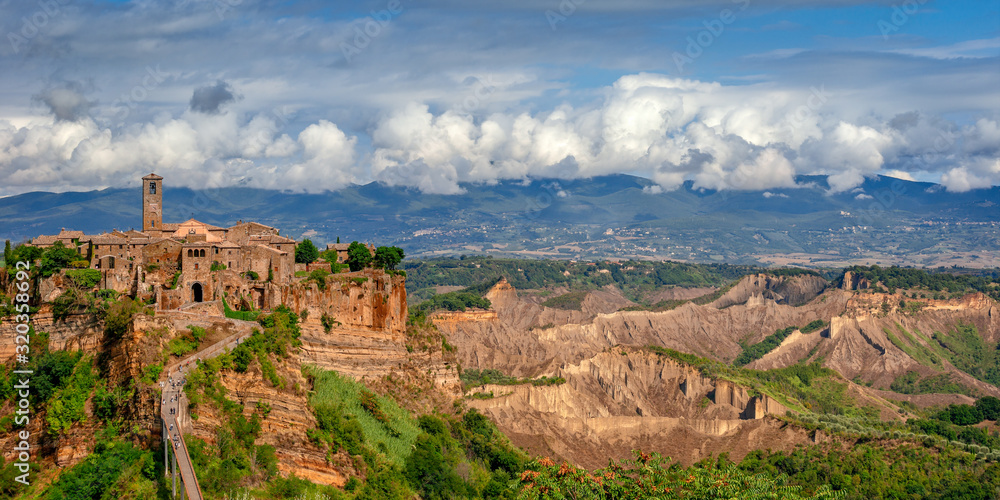 Italy landscape, Civita di Bagnoregio, Lacjum, Europe