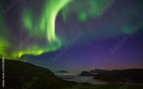 The polar lights in Norway,Tromso