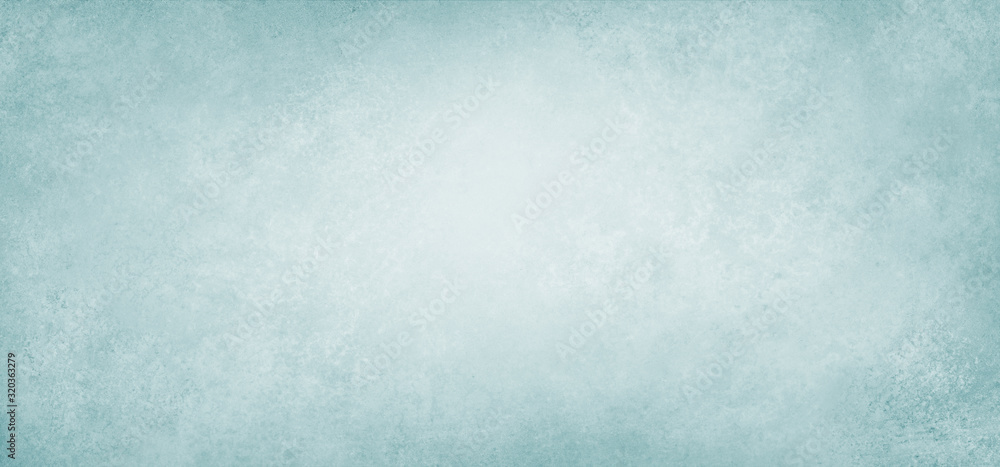 Old light blue paper background illustration with soft blurred texture on  borders in pastel pale blue green color with blank white center, plain  simple elegant vintage background Stock Illustration | Adobe Stock