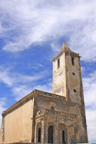 Cabo de Gata church in Almeria, Spain
