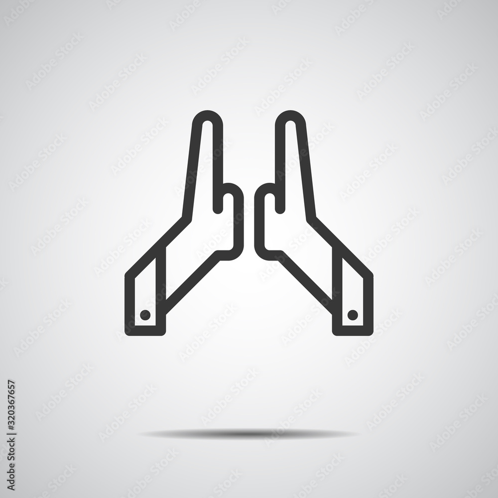 Hand Icon vector , People teamwork together Hand Icon vector , People teamwork together