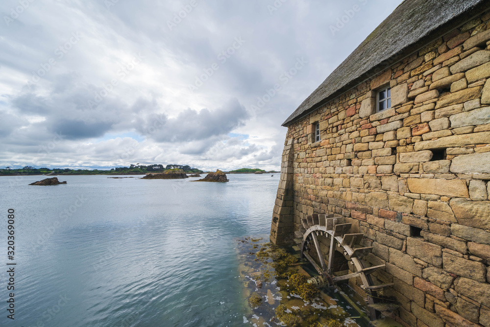  Moulin à Marée du Birlot, île de Bréhat, Côtes D'armor, Bretagne