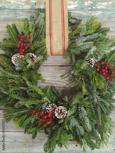 Rustic Christmas Wreath
