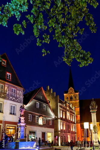 Kronach leuchtet 2013 blaue Stunde © desico