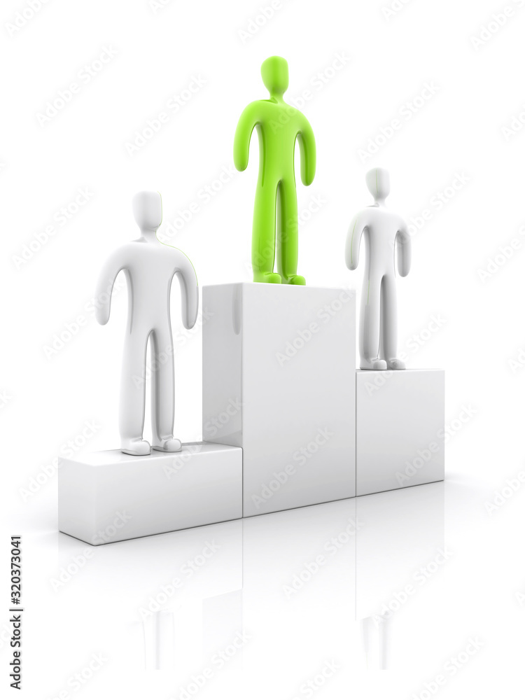 Challenge and competition concepts, original 3d rendering Challenge and competition concepts, original 3d rendering