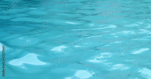 Swimming pool water wave in blue color