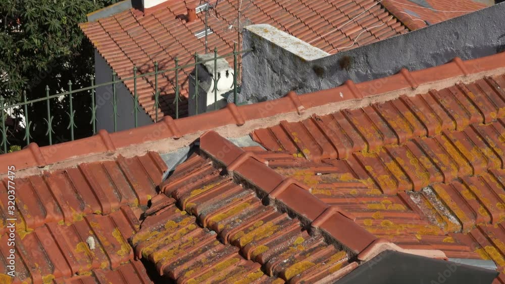 Historic old district Alfama in Lisbon, Portugal, zoom out view 4k Historic old district Alfama in Lisbon, Portugal, zoom out view 4k