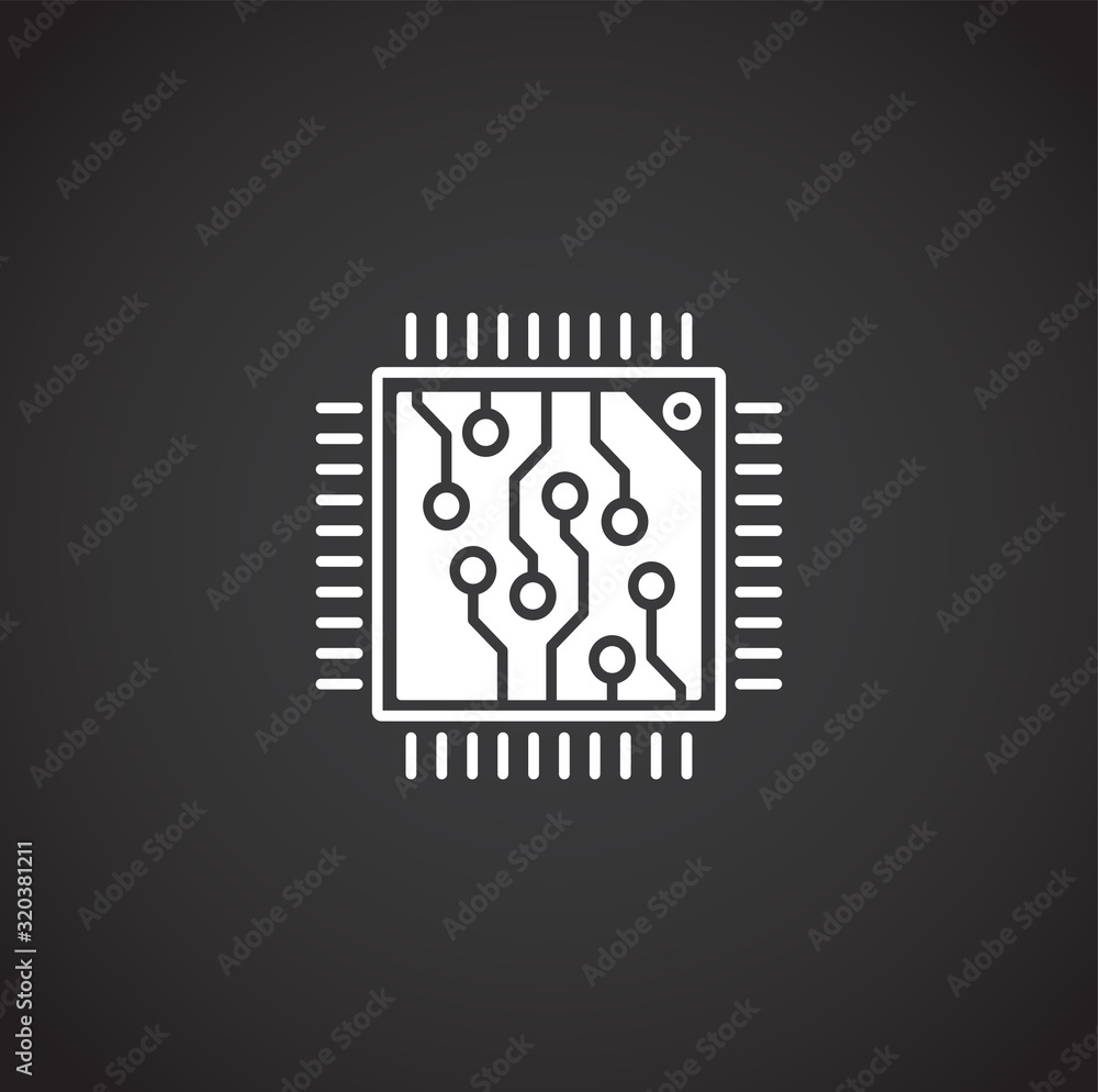 Curcuit related icon on background for graphic and web design. Creative illustration concept symbol for web or mobile app Curcuit related icon on background for graphic and web design. Creative illustration concept symbol for web or mobile app