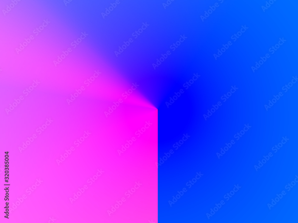 Abstract advertising, modern multicolored gradient, pink purple background, geometric fluorescent pattern