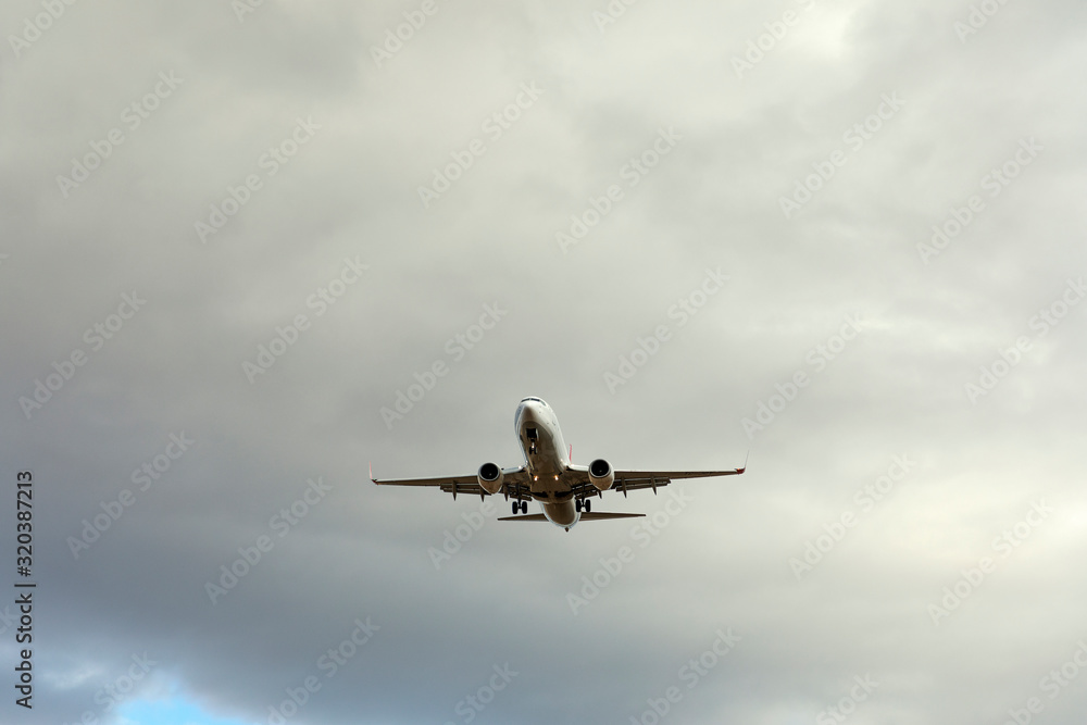 Plane landing night airport runway Plane landing night airport runway