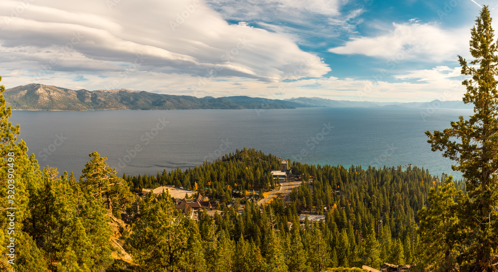 Views of Lake Tahoe from Crystal Bay Scenic Overlook