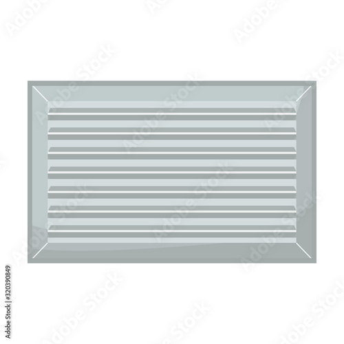 Ventilation grate vector icon.Cartoon vector icon isolated on white background ventilation grate.