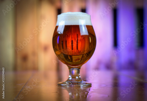 Fotografie, Obraz Frothy Goblet of Beer
