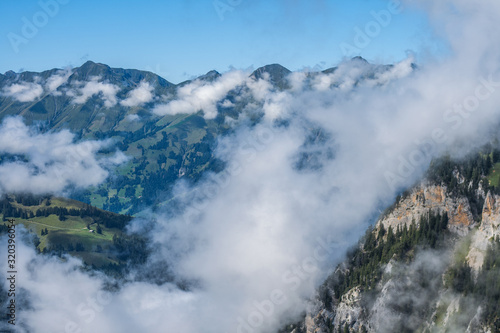Beautiful swiss alps mountains.    Hiking  © ALENA