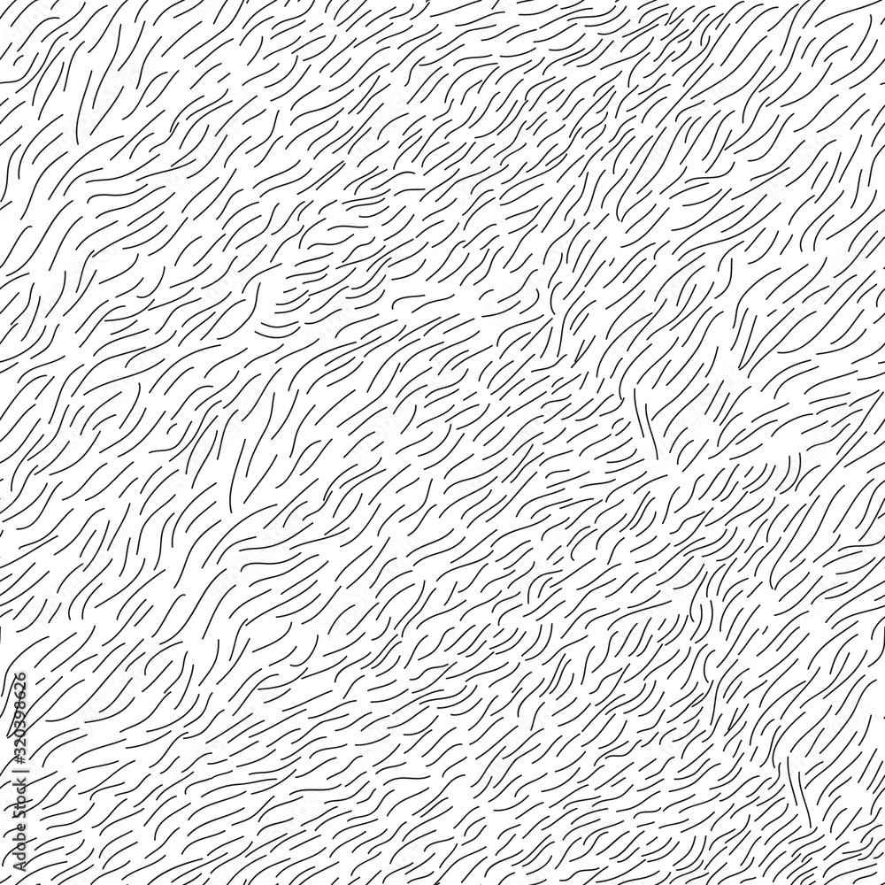 Abstract repeat pattern of short curved lines in random order, monochrome simple texture Abstract repeat pattern of short curved lines in random order, monochrome simple texture
