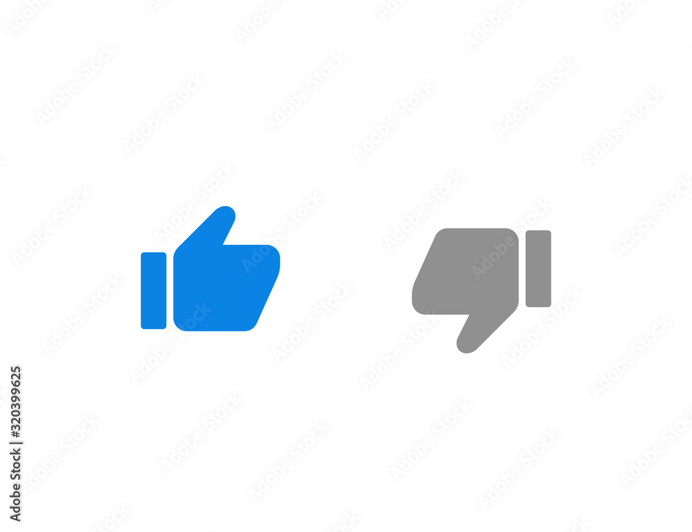 Like. Like button icon on white background. Like. Like button icon on white background.