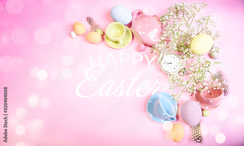 Spring background. Happy Easter Spring background. Happy Easter
