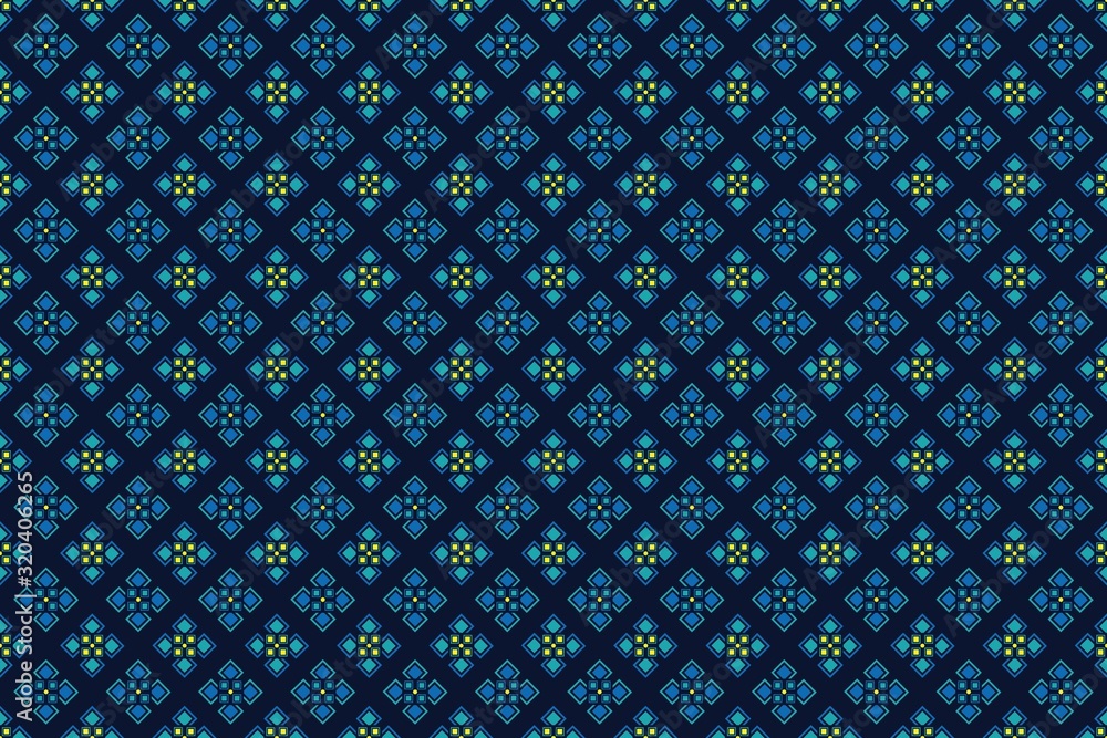Seamless pattern with abstract geomatric vector