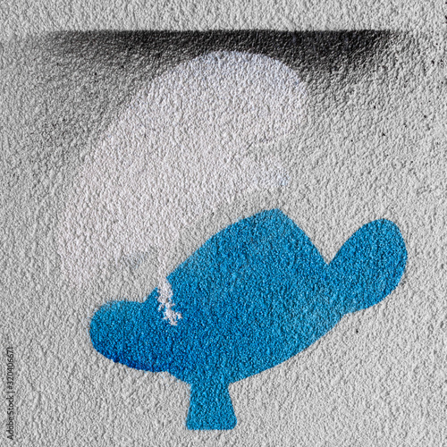 Billede på lærred Elf symbol on the wall