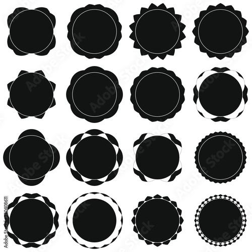 Badge, écusson, bouton, macaron, cocarde, étiquette, logo