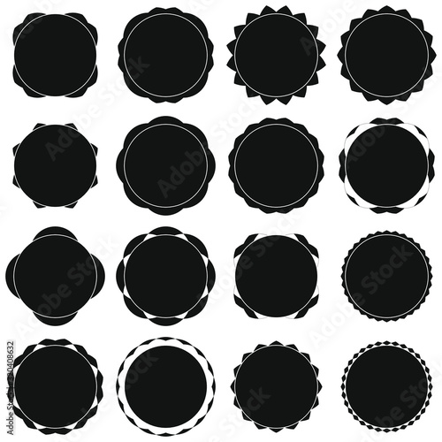 Badge, écusson, bouton, macaron, cocarde, étiquette, logo
