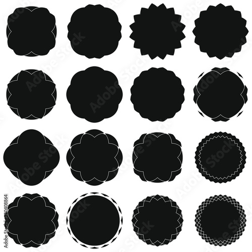 Ecusson , macaron, etiquette, logo